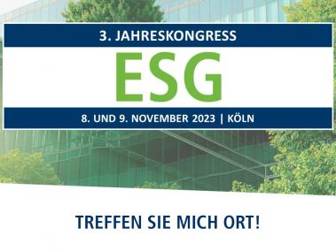 Robert-Christian Gierth spricht auf dem Jahreskongress ESG über die Gefahren von Mononutzungen und die große Bedeutung des „S“.